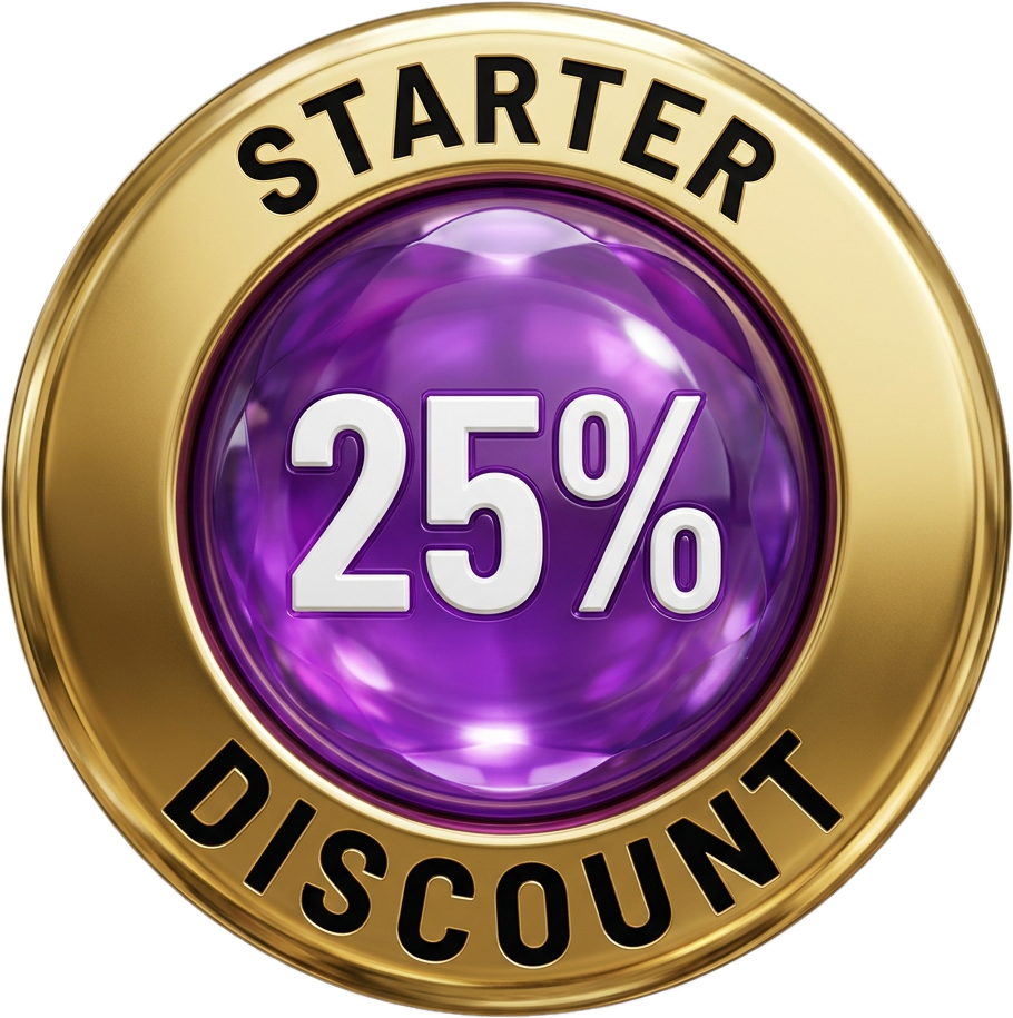 25% Starter Kit Discount Badge